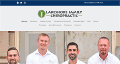 Desktop Screenshot of lakeshorefamilychiropractic.com